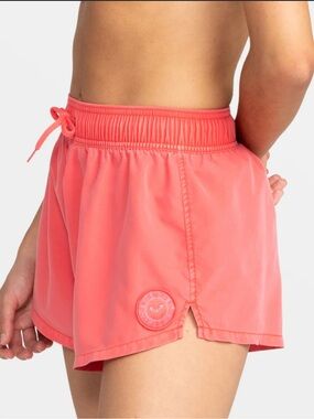 Roxy Coral Pink Swim Shorts